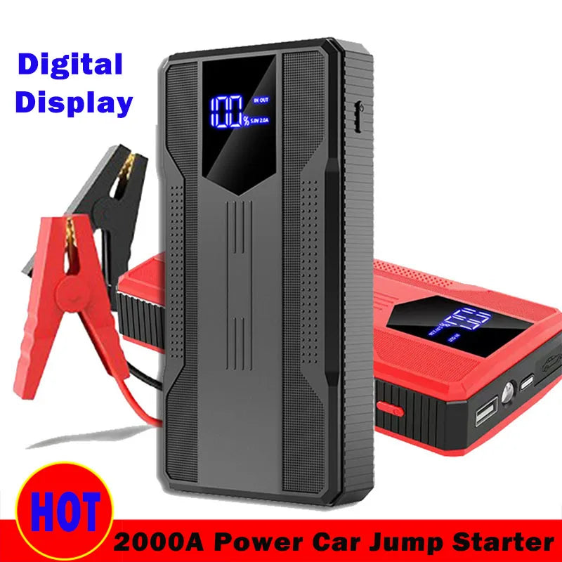 PrimeHeaven 2000A Emergency Car Jump Starter + Power Bank