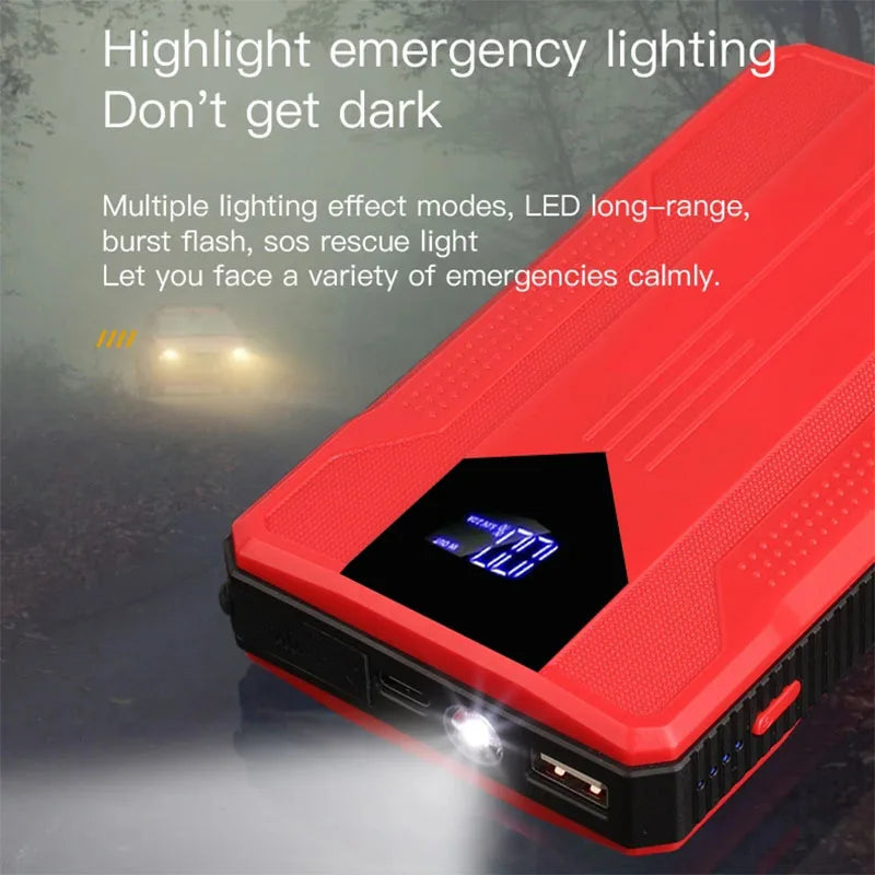 PrimeHeaven 2000A Emergency Car Jump Starter + Power Bank