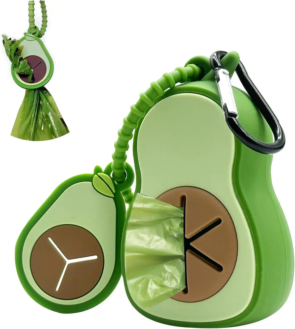 Eco‑Friendly Biodegradable Dog Poop Bags + Silicone Holder