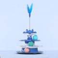 4-tier Interactive Cat Toy with Teaser Wand