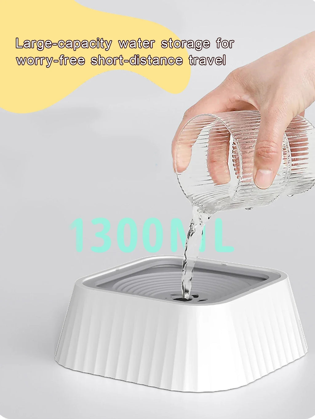 Spill‑Proof Floating Pet Water Feeder