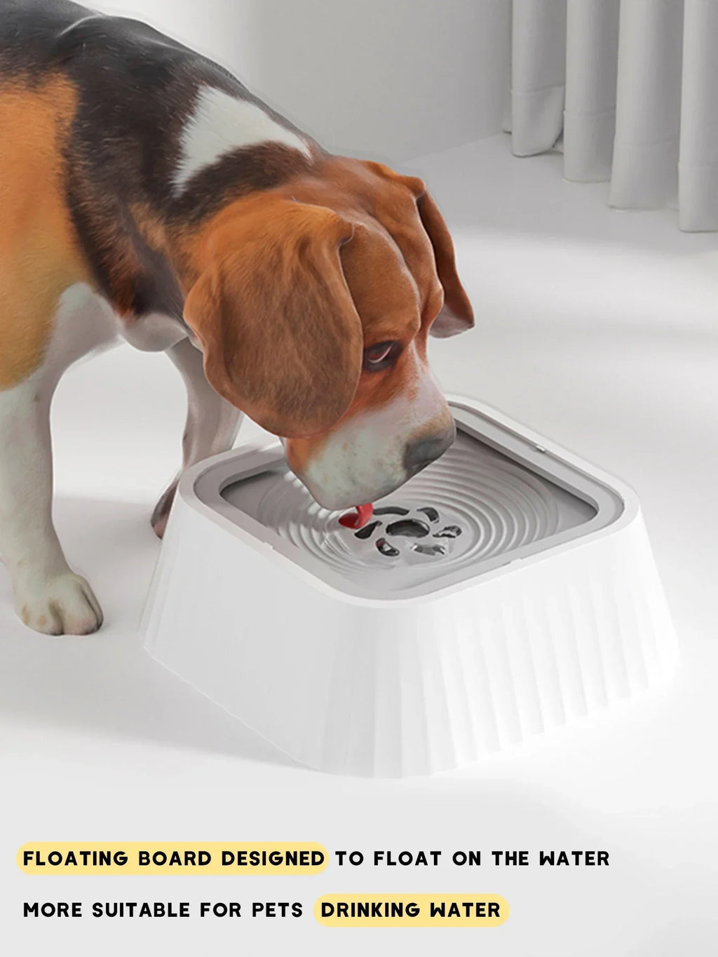 Spill‑Proof Floating Pet Water Feeder