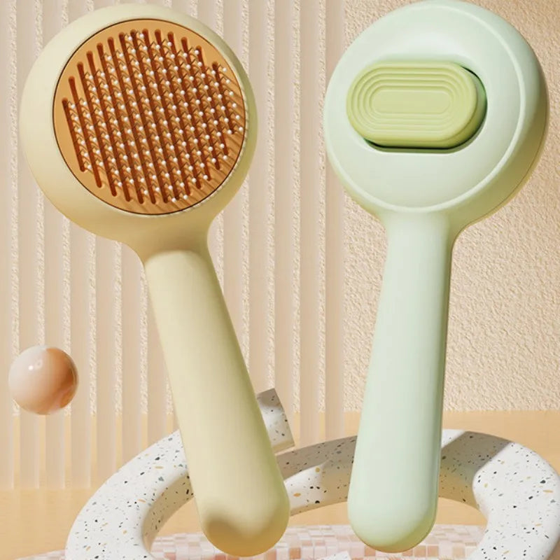 Self‑Cleaning Pet Hair Remover Brush