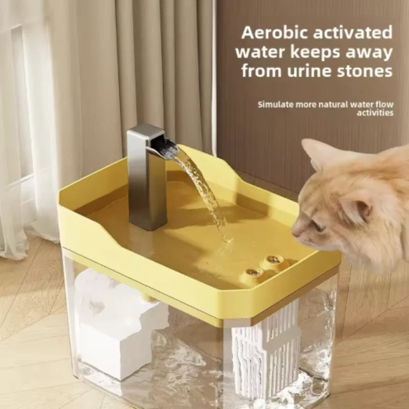 Smart Cat Water Fountain – Automatic Filtered Flowing Water Dispenser
