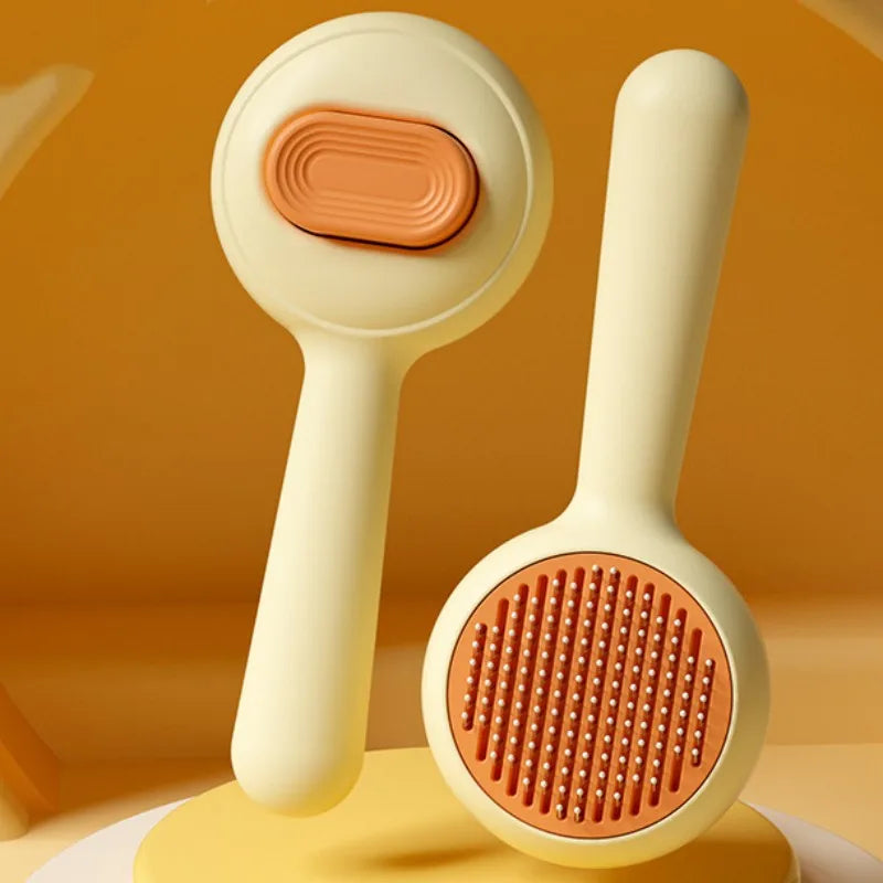 Self‑Cleaning Pet Hair Remover Brush