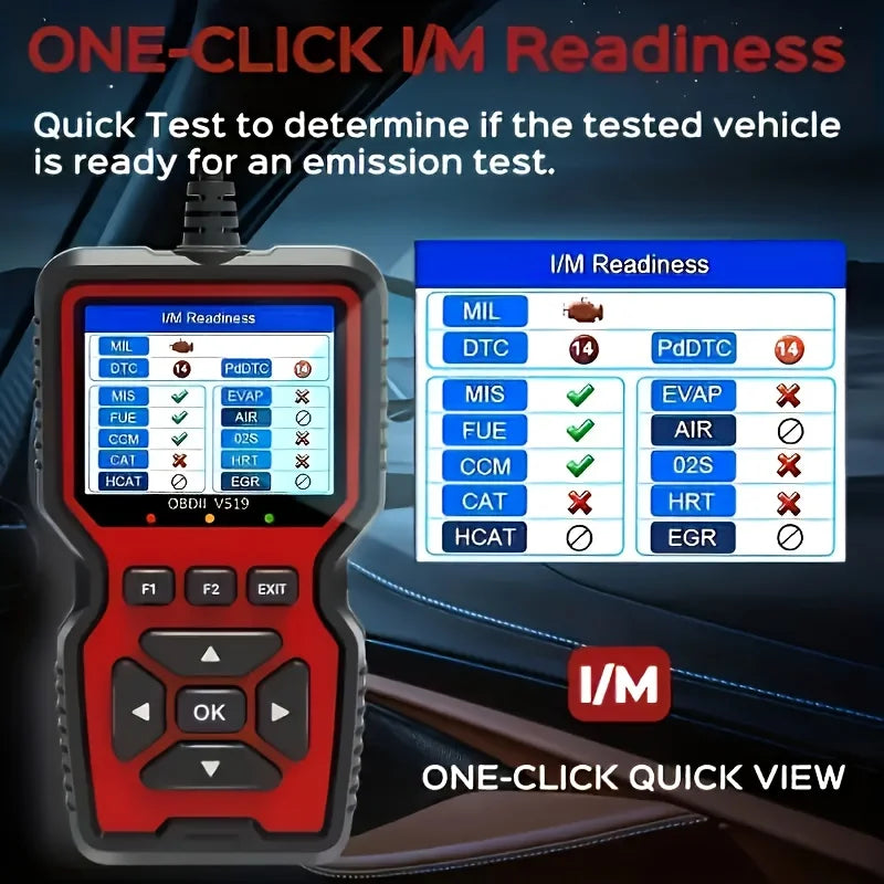 PrimeHeaven Professional OBD2 Car Diagnostic Scanner – Engine Code Reader