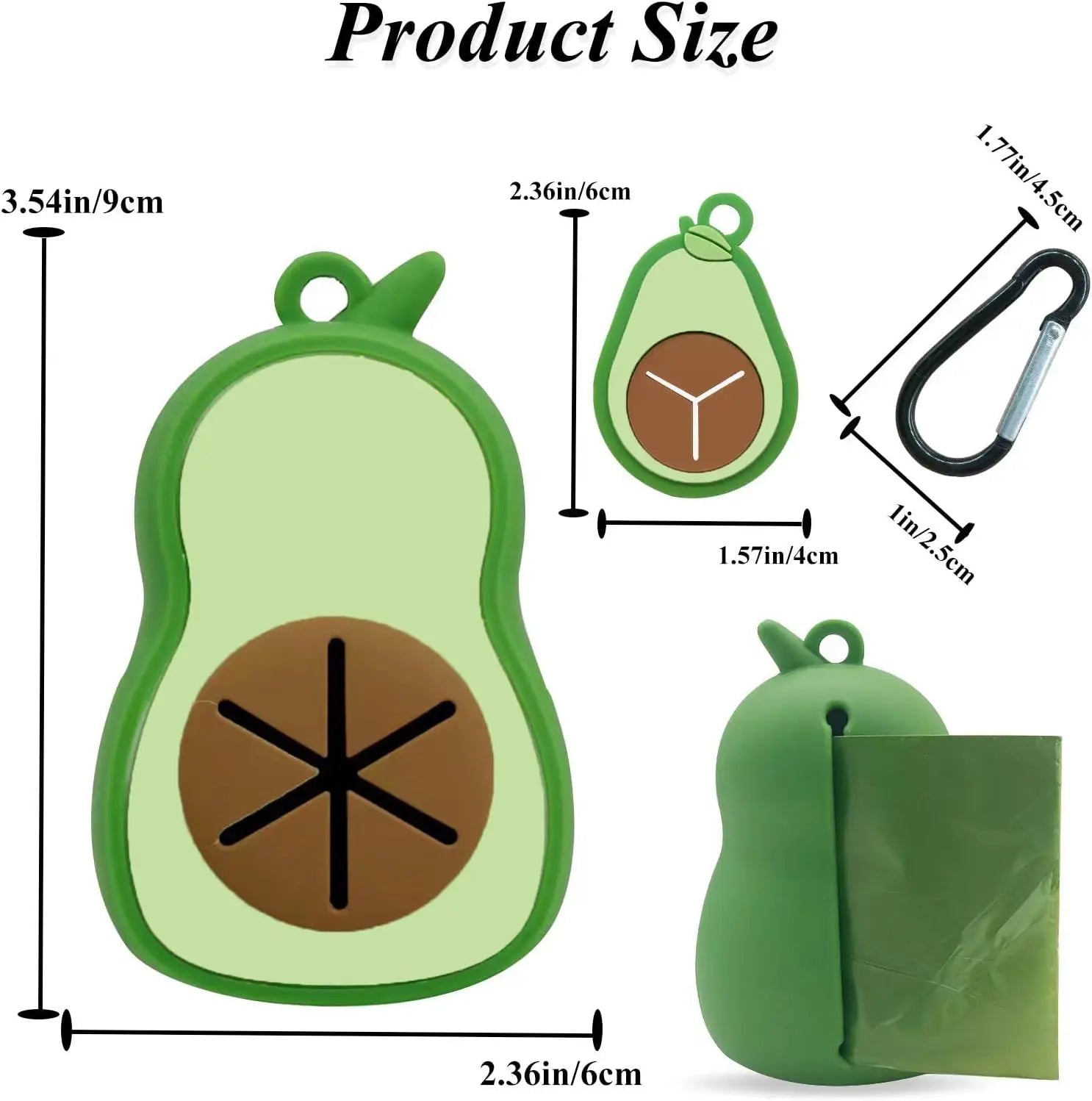 Eco‑Friendly Biodegradable Dog Poop Bags + Silicone Holder