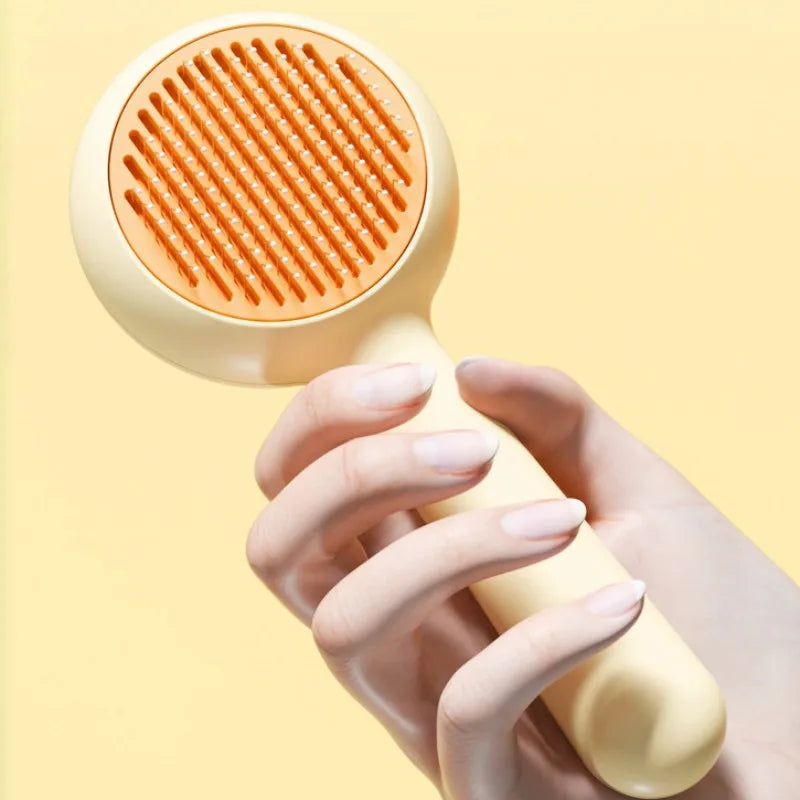 Self‑Cleaning Pet Hair Remover Brush