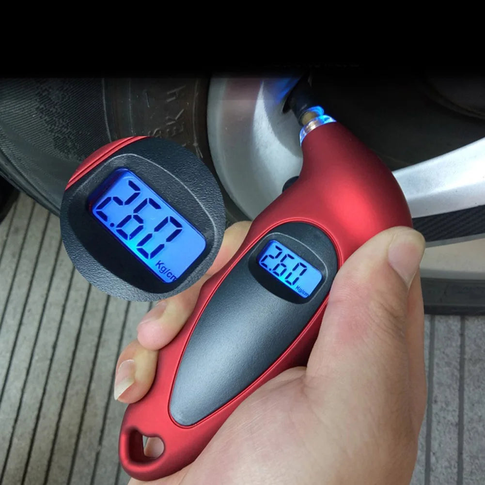 Tire Pressure Gauge Backlight High-precision Digital Tire Pressure Monitoring Car Tyre Air Pressure Gauge Meter LCD Display